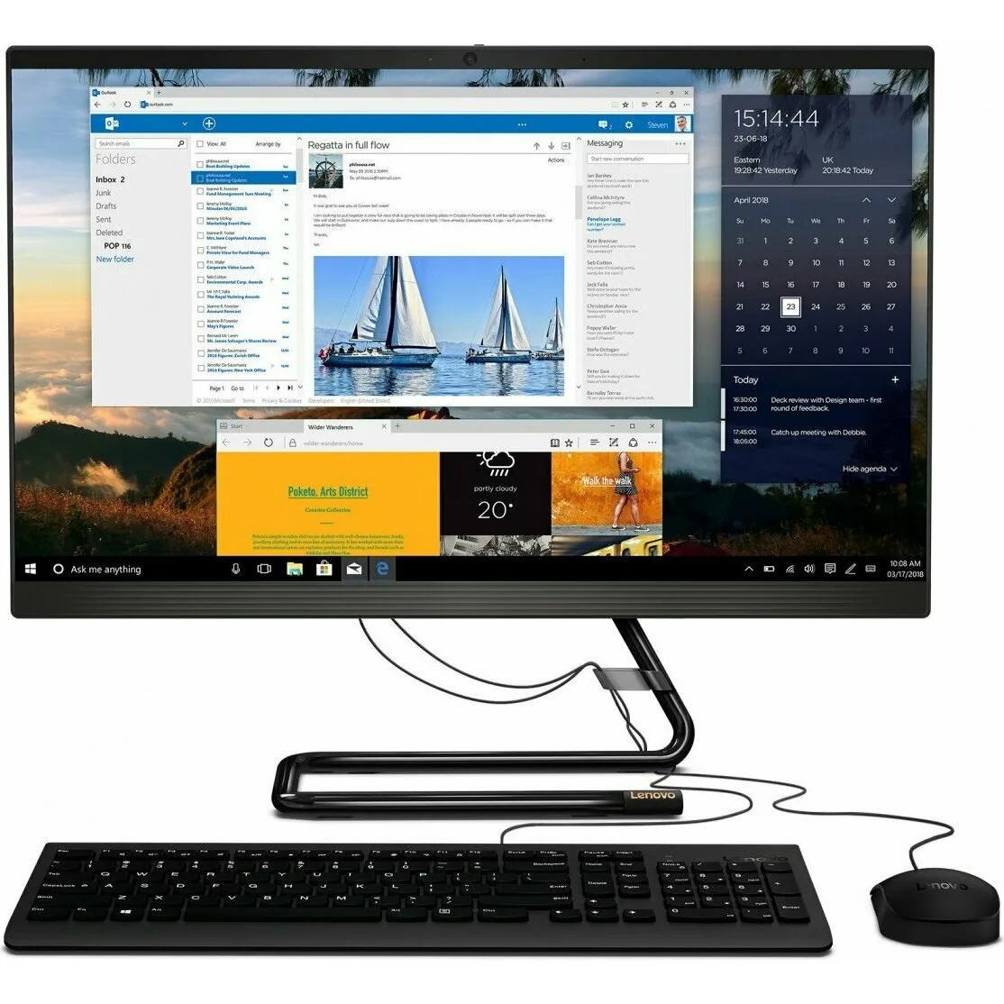 Моноблок Lenovo Ideacentre AIO A340-22IWL F0EB002NRK