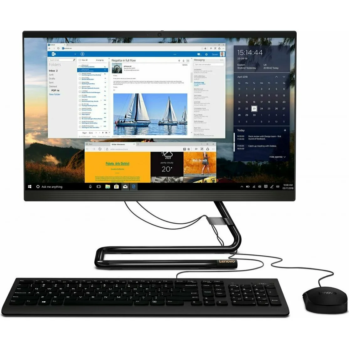 Моноблок Lenovo IdeaCentre AIO 3i 22IMB05 F0EV005HRK